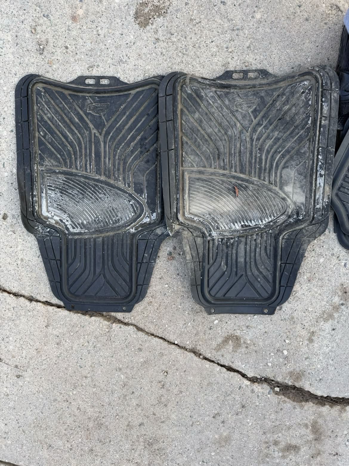 Salt and dirt buildup